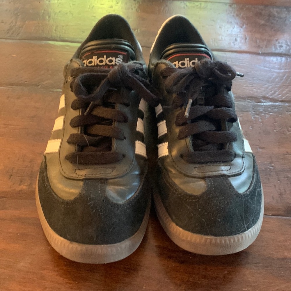 Kids Adidas Sambas size 3.